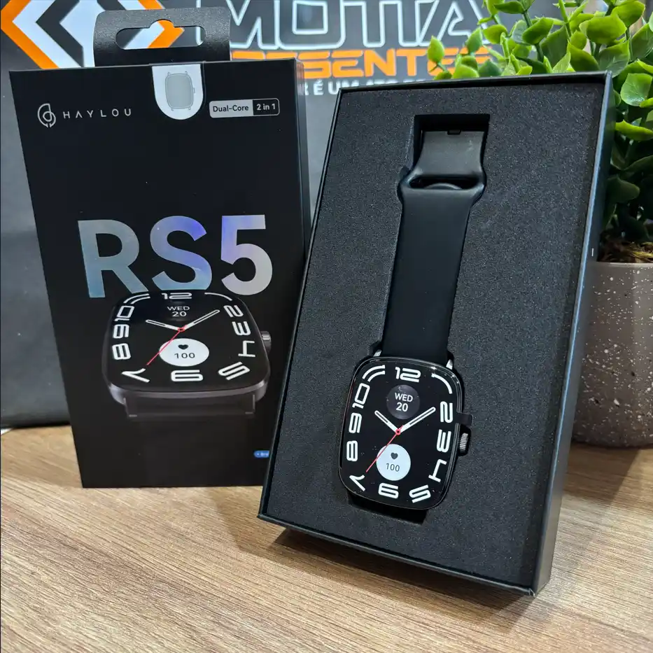 Smartwatch Haylou RS5 Tela AMOLED 2.01" Bluetooth 5.3 Monitor de Saúde - Imagem 3